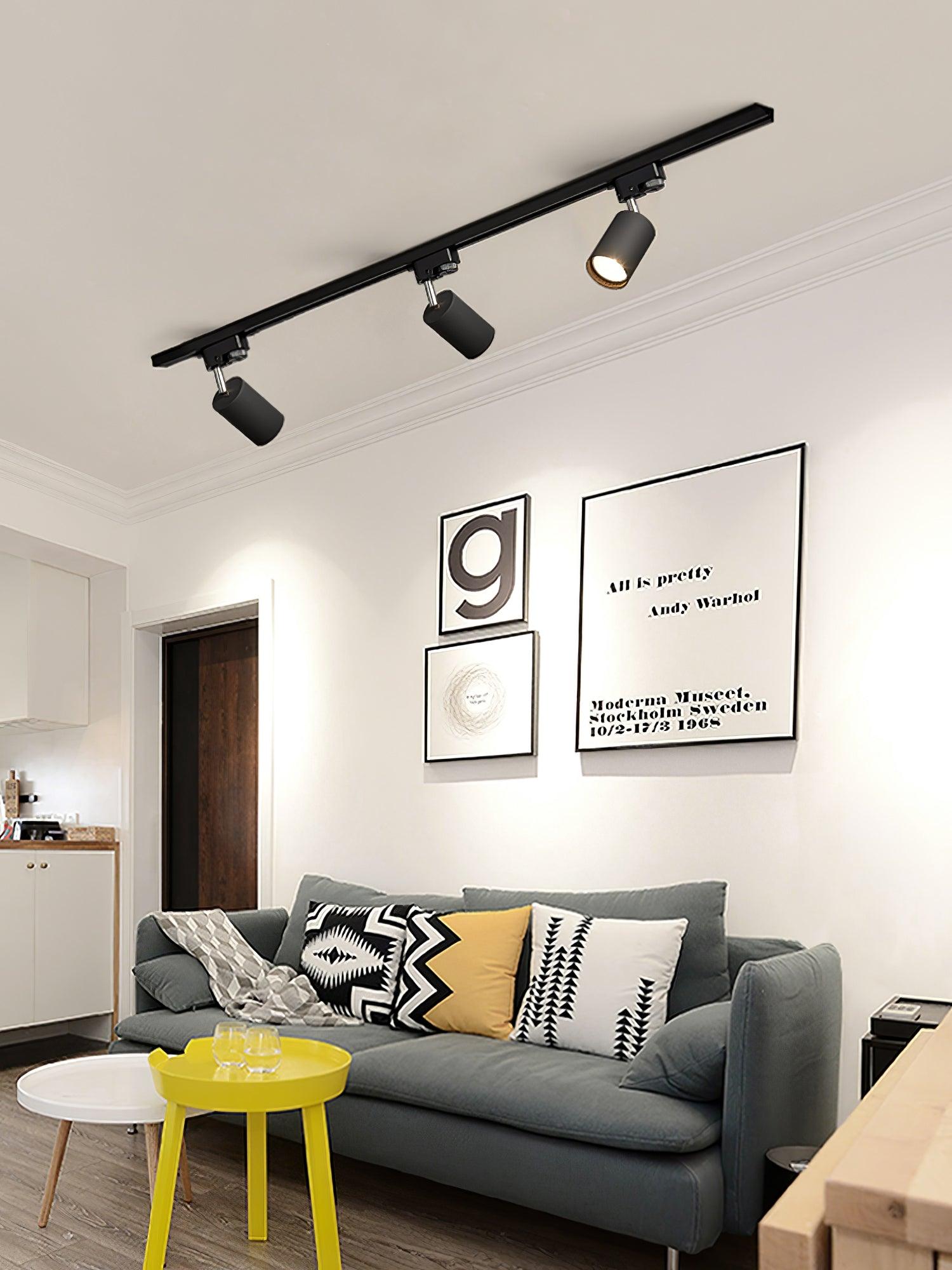Adjustable Spotlight Track Ceiling Light | 325-Degree Rotatable, LED & Ideal for Art, Kitchen, or Office Task Lighting
