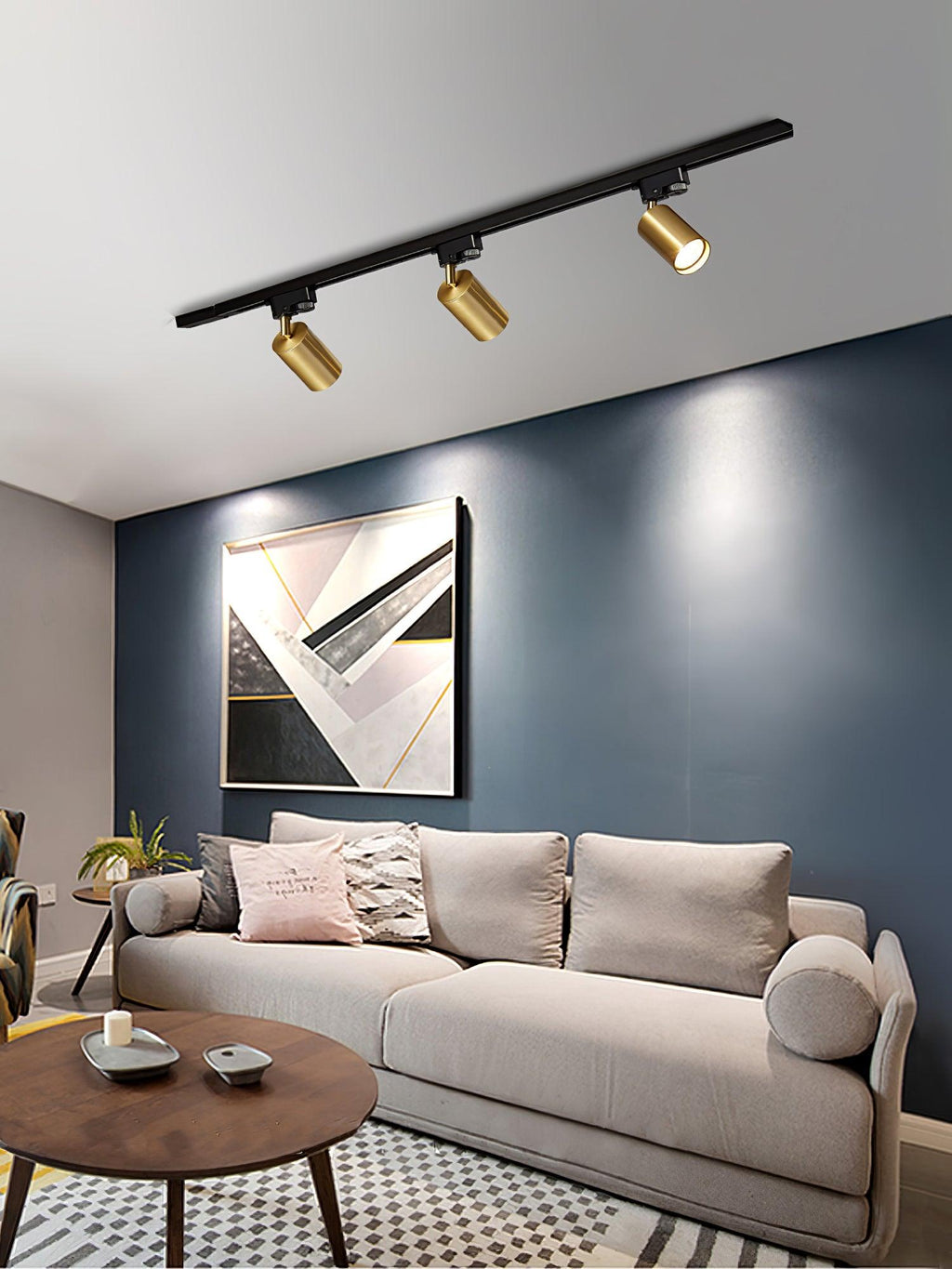 Adjustable Spotlight Track Ceiling Light | 325-Degree Rotatable, LED & Ideal for Art, Kitchen, or Office Task Lighting