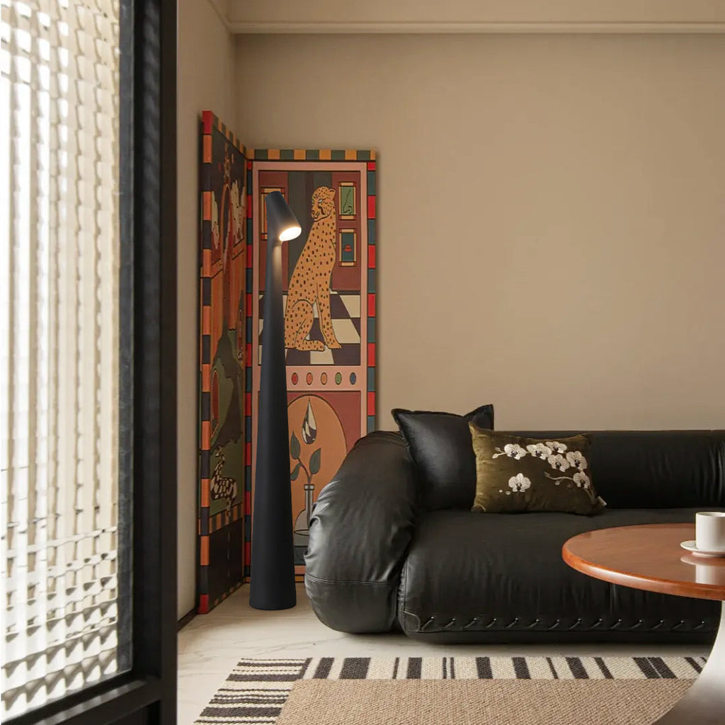 LED Floor Lamp with Adjustable Height and Warm White Light for Living Room & Bedroom Decor