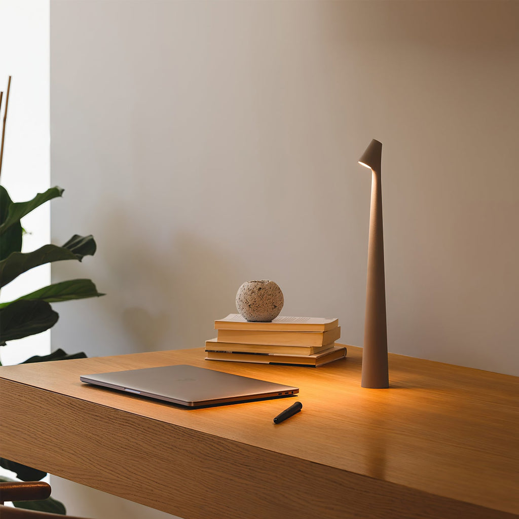 LED Built-in Battery Table Lamp - Portable Wireless Design for Indoor & Outdoor Use