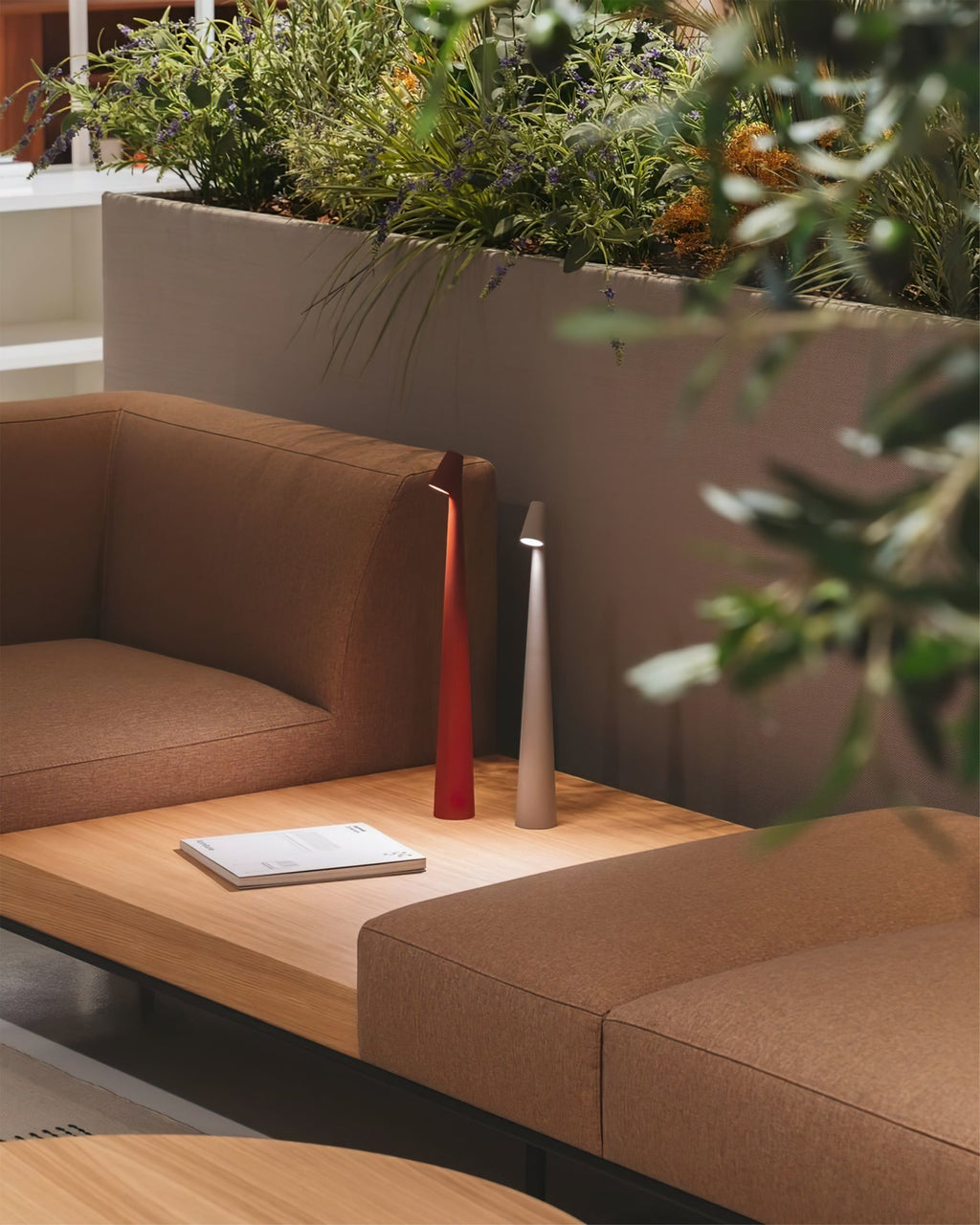 LED Built-in Battery Table Lamp - Portable Wireless Design for Indoor & Outdoor Use