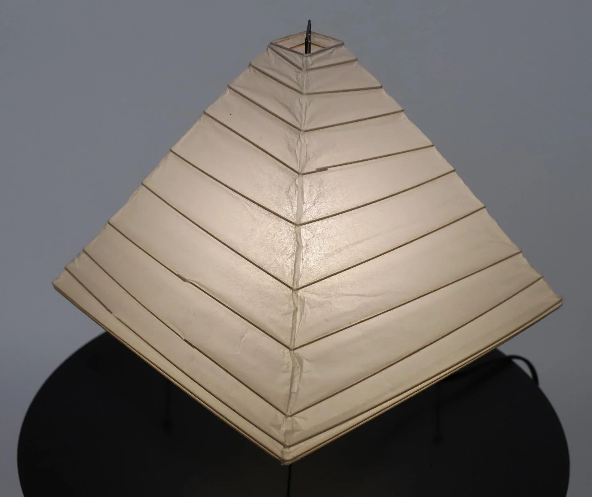 Akari 5X Table Lamp | Handmade Rice Paper & Steel Wire Design for Home Office or Zen-Inspired Living Room