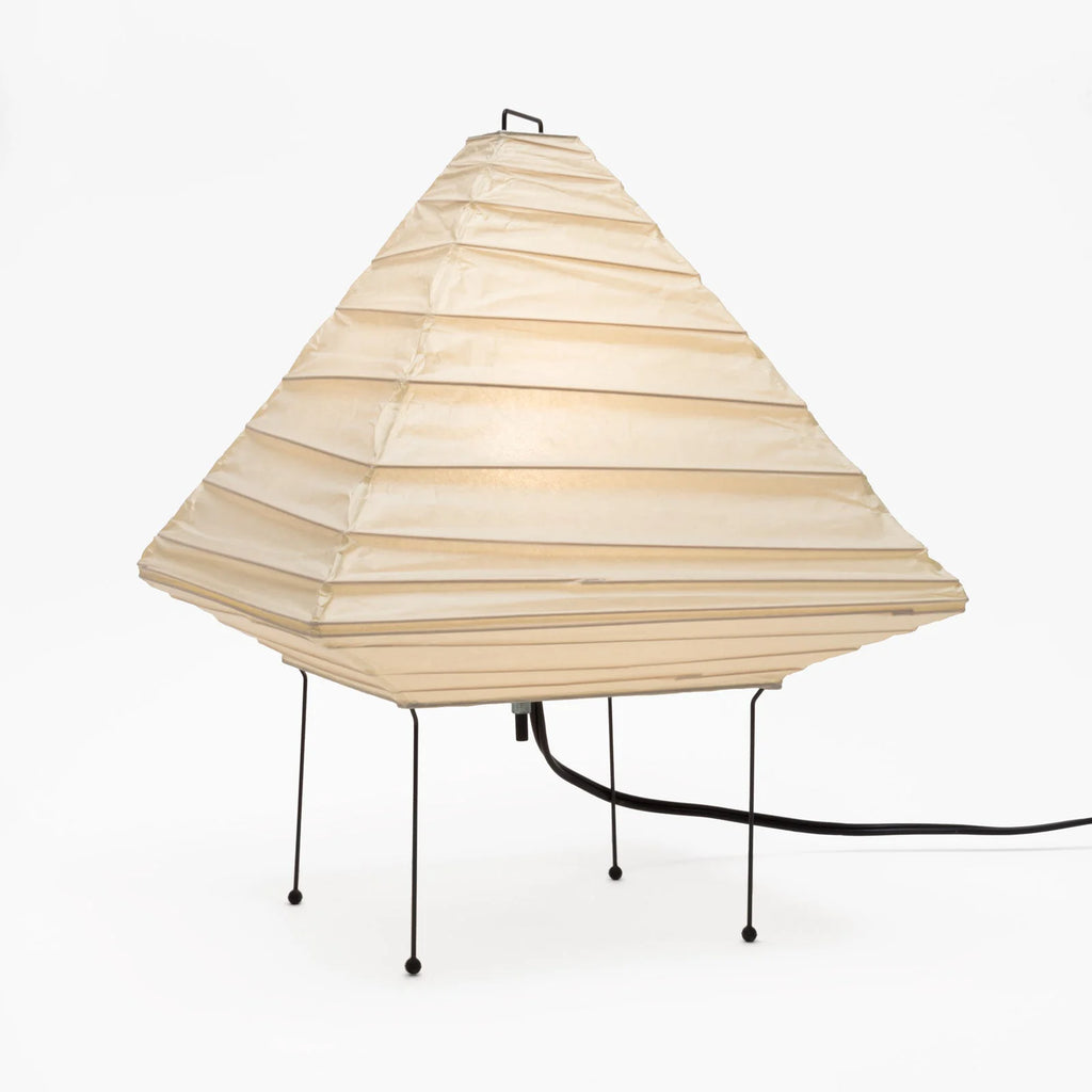Akari 5X Table Lamp | Handmade Rice Paper & Steel Wire Design for Home Office or Zen-Inspired Living Room