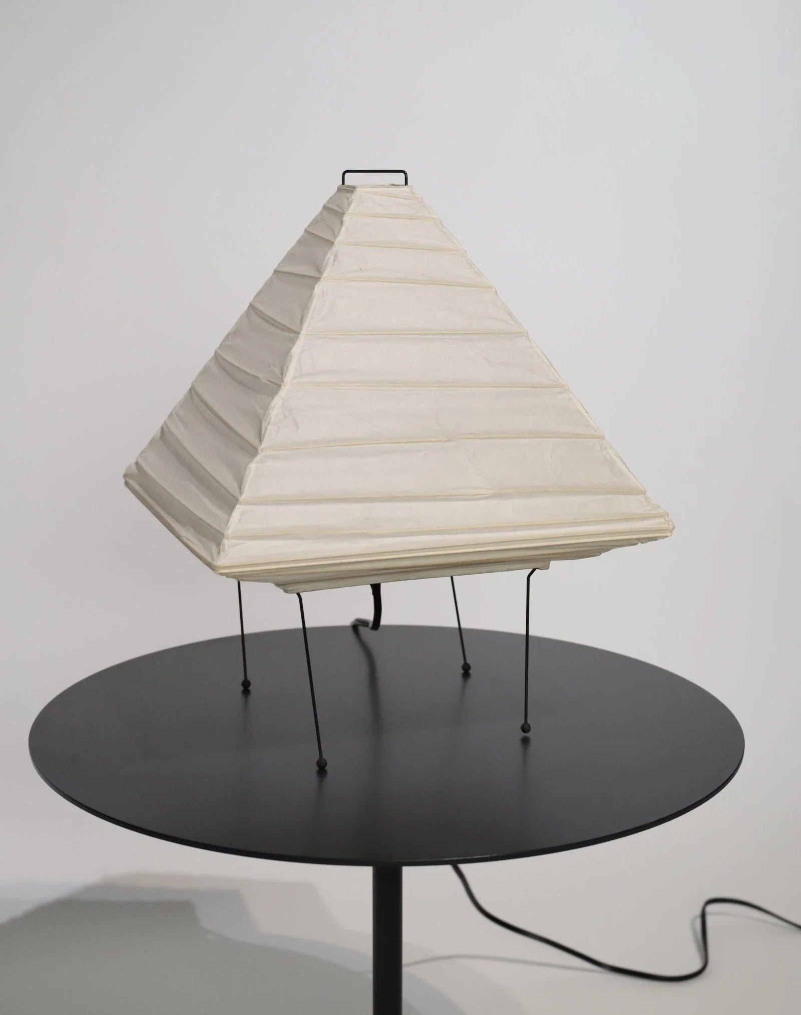 Akari 5X Table Lamp | Handmade Rice Paper & Steel Wire Design for Home Office or Zen-Inspired Living Room