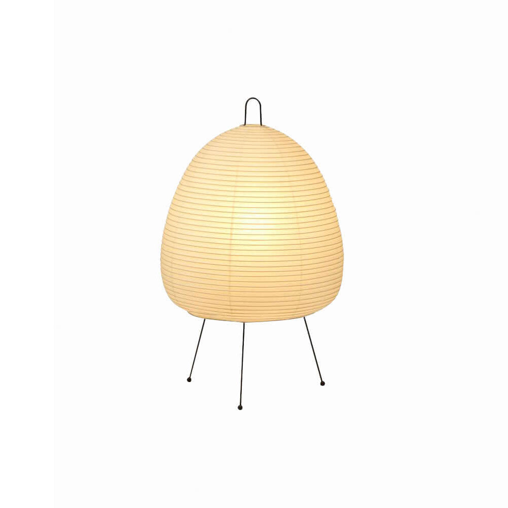 Japanese Paper Table Lamp - Minimalist Design for Living Room & Bedroom Lighting