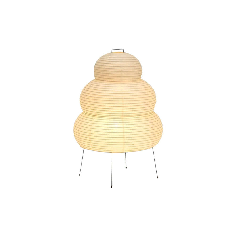 Japanese Paper Table Lamp - Minimalist Design for Living Room & Bedroom Lighting