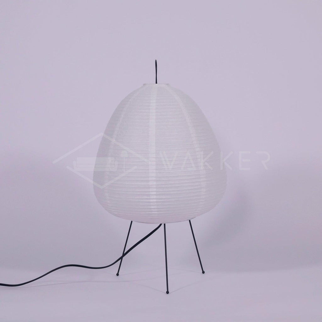 Japanese Paper Table Lamp - Minimalist Design for Living Room & Bedroom Lighting