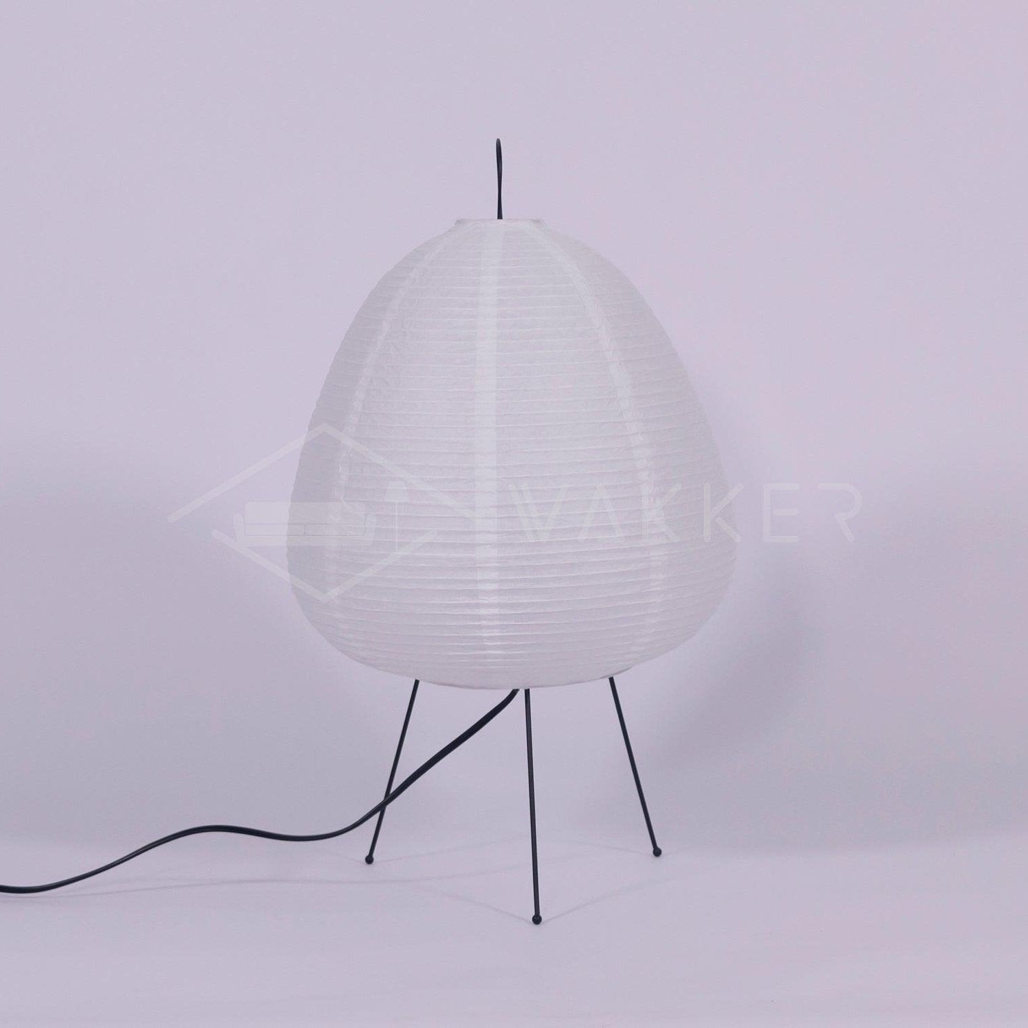 Japanese Paper Table Lamp - Minimalist Design for Living Room & Bedroom Lighting