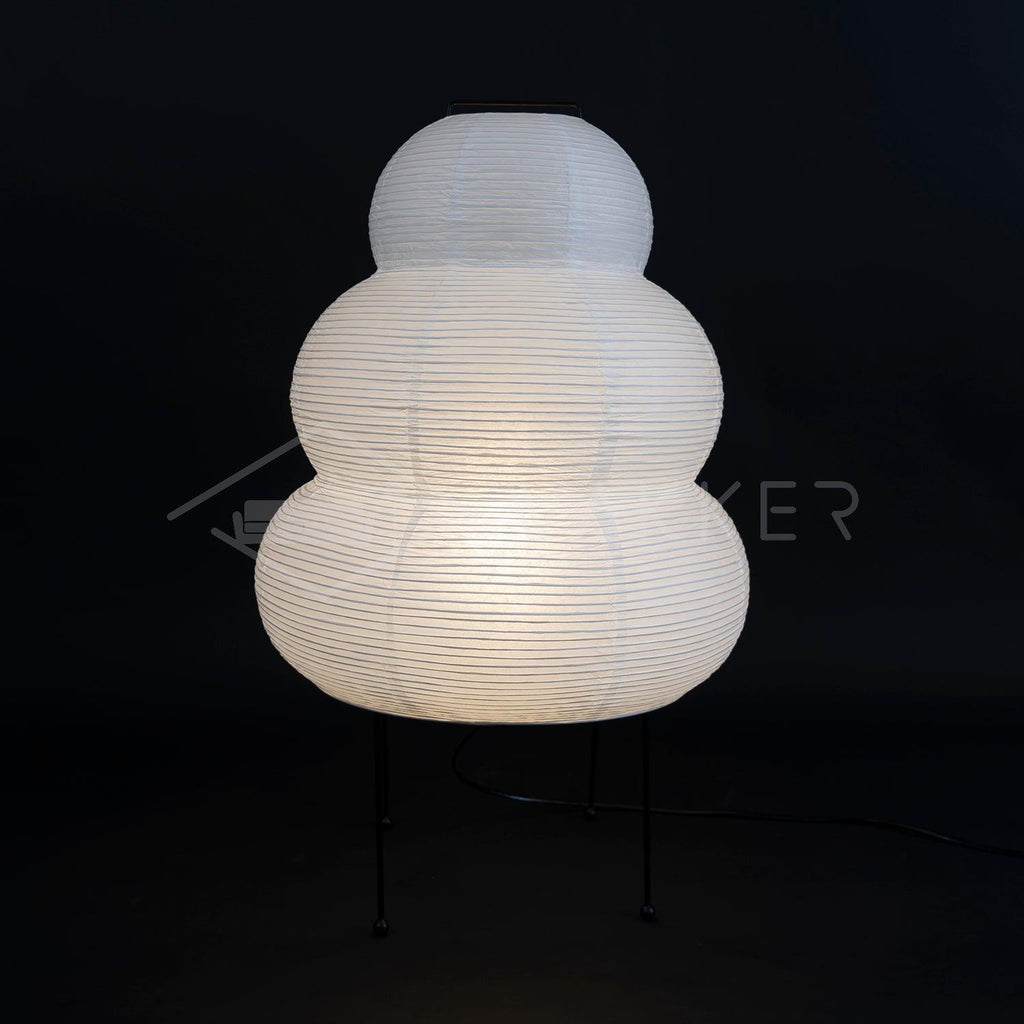 Japanese Paper Table Lamp - Minimalist Design for Living Room & Bedroom Lighting
