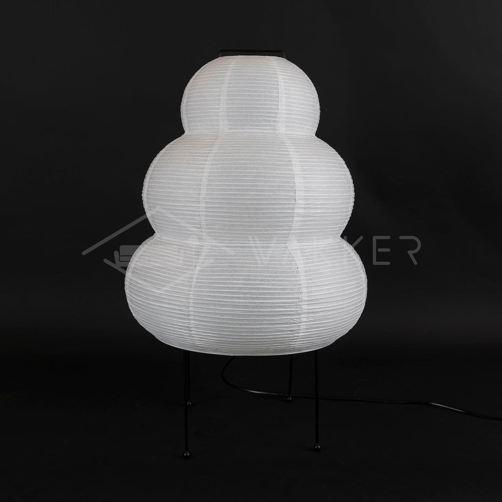 Japanese Paper Table Lamp - Minimalist Design for Living Room & Bedroom Lighting