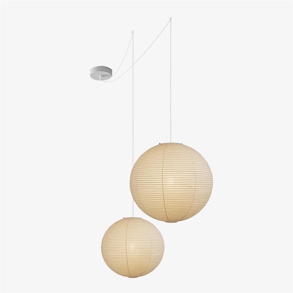 LED Pendant Lamp - Akari A Series - Modern Hanging Light Fixture for Dining Room & Living Room