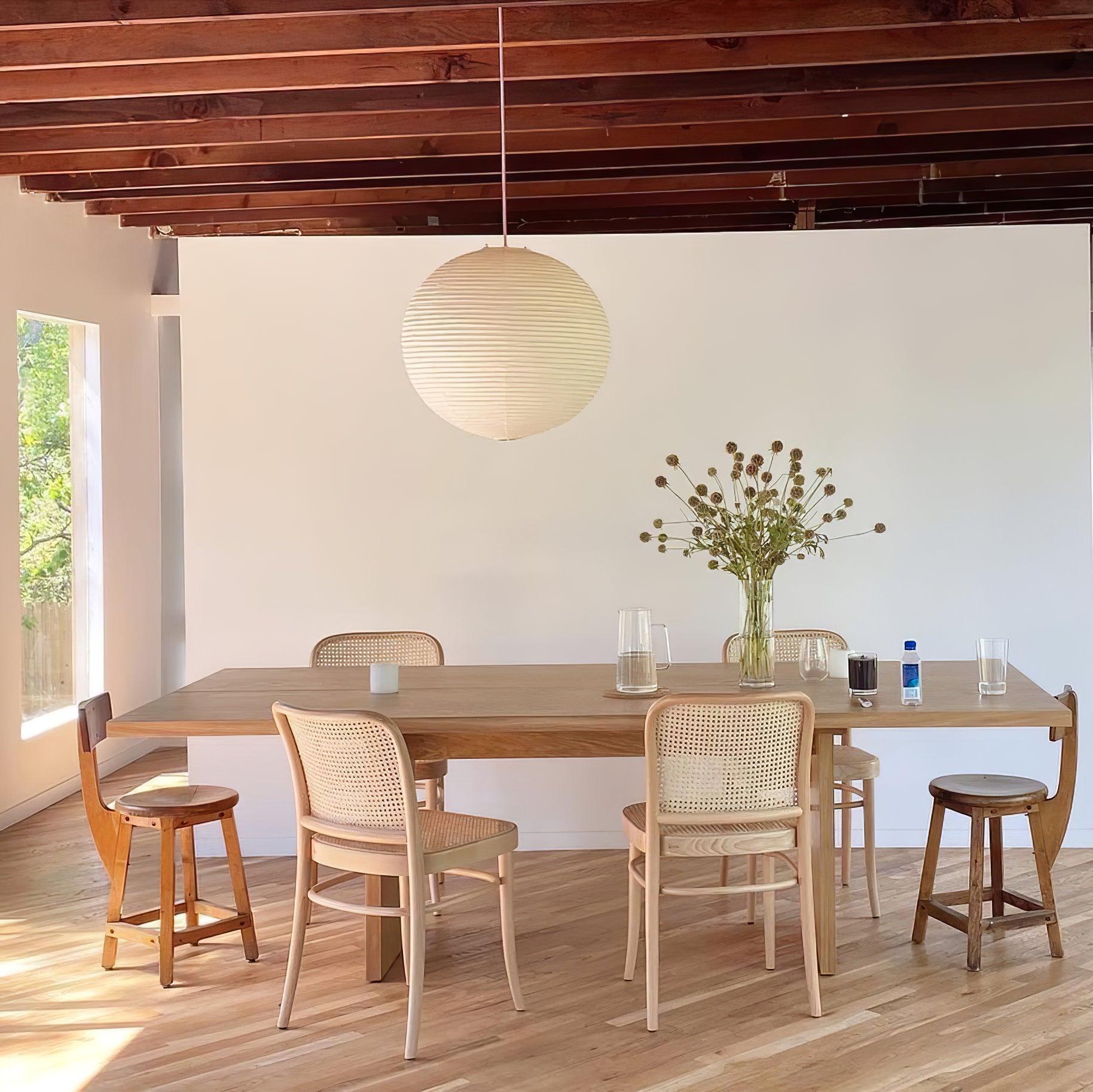 LED Pendant Lamp - Akari A Series - Modern Hanging Light Fixture for Dining Room & Living Room