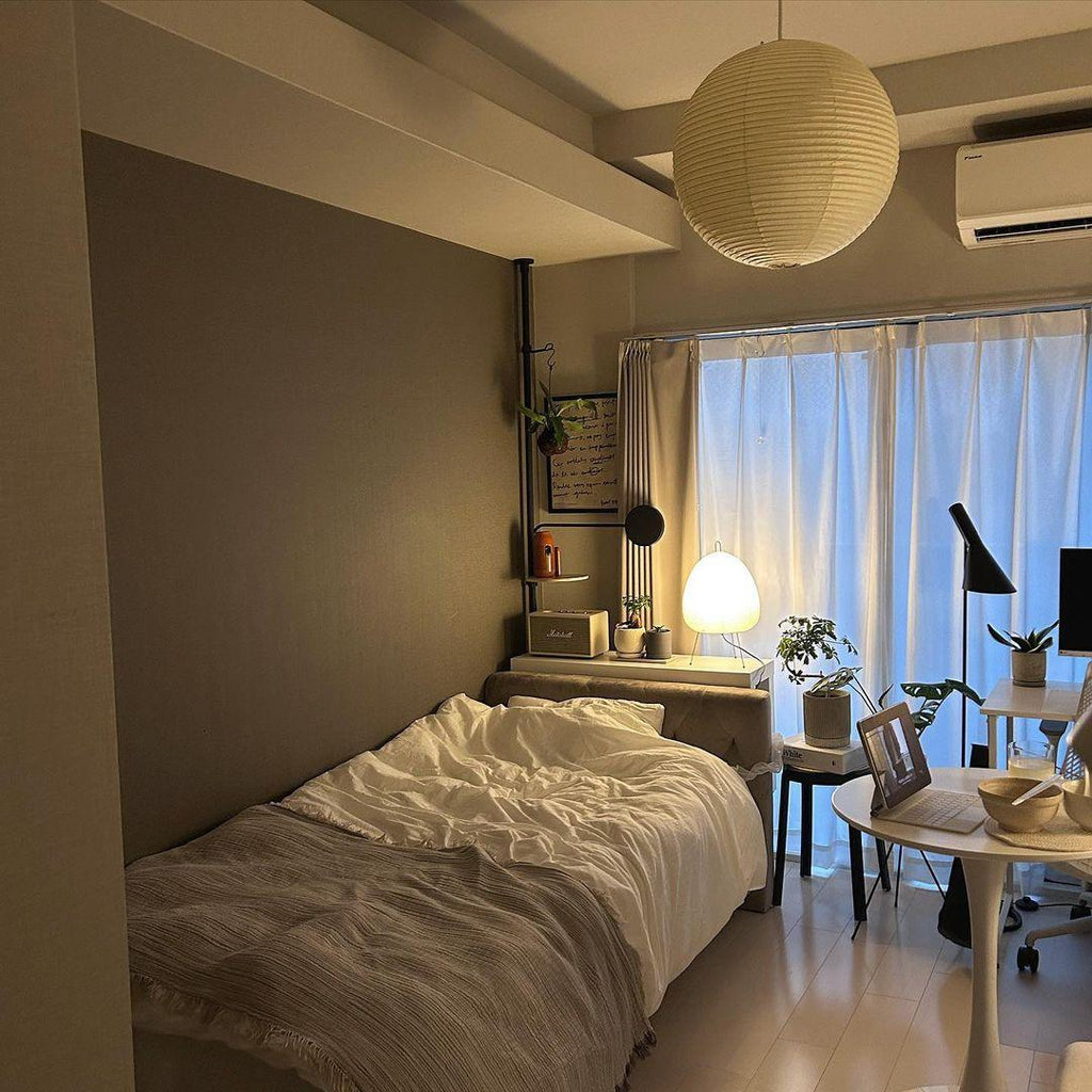 LED Pendant Lamp - Akari A Series - Modern Hanging Light Fixture for Dining Room & Living Room