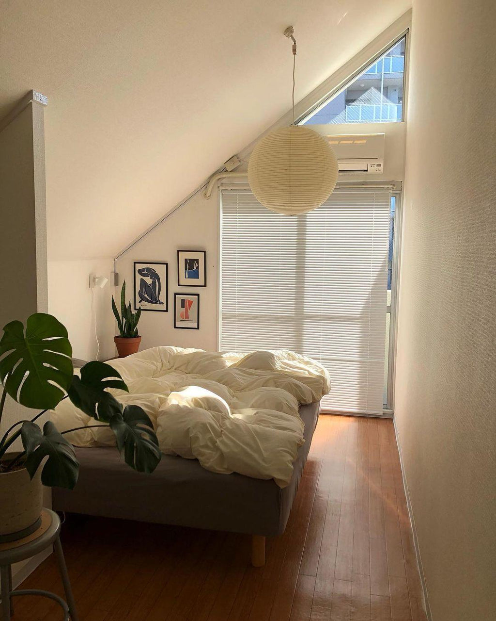 LED Pendant Lamp - Akari A Series - Modern Hanging Light Fixture for Dining Room & Living Room