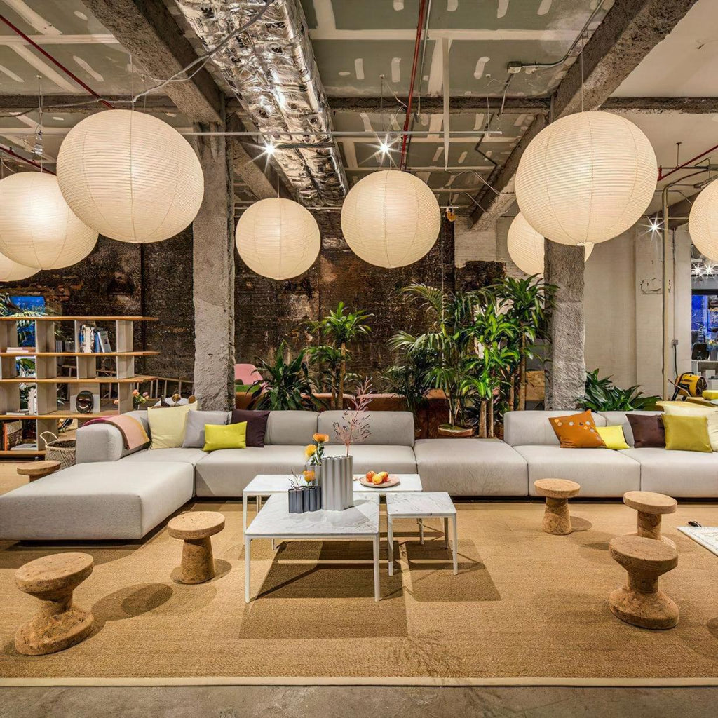 LED Pendant Swag Light Fixture - Modern Hanging Lamp for Living Room, Bedroom & Dining Room Lighting