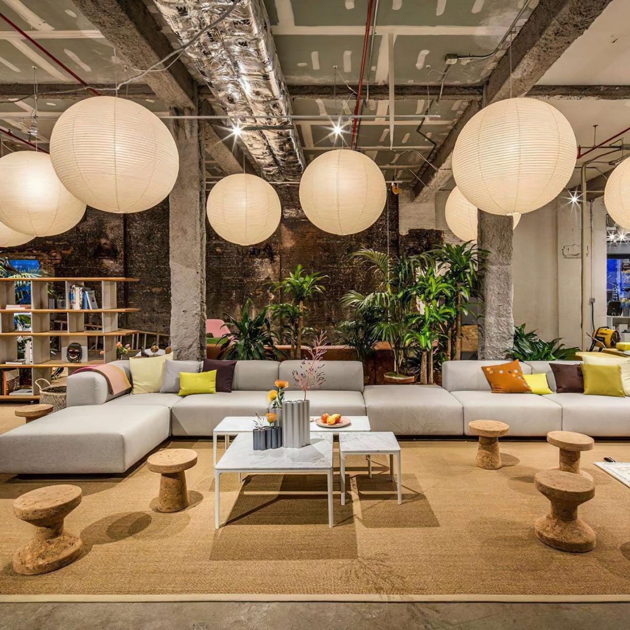 LED Pendant Swag Light Fixture - Modern Hanging Lamp for Living Room, Bedroom & Dining Room Lighting