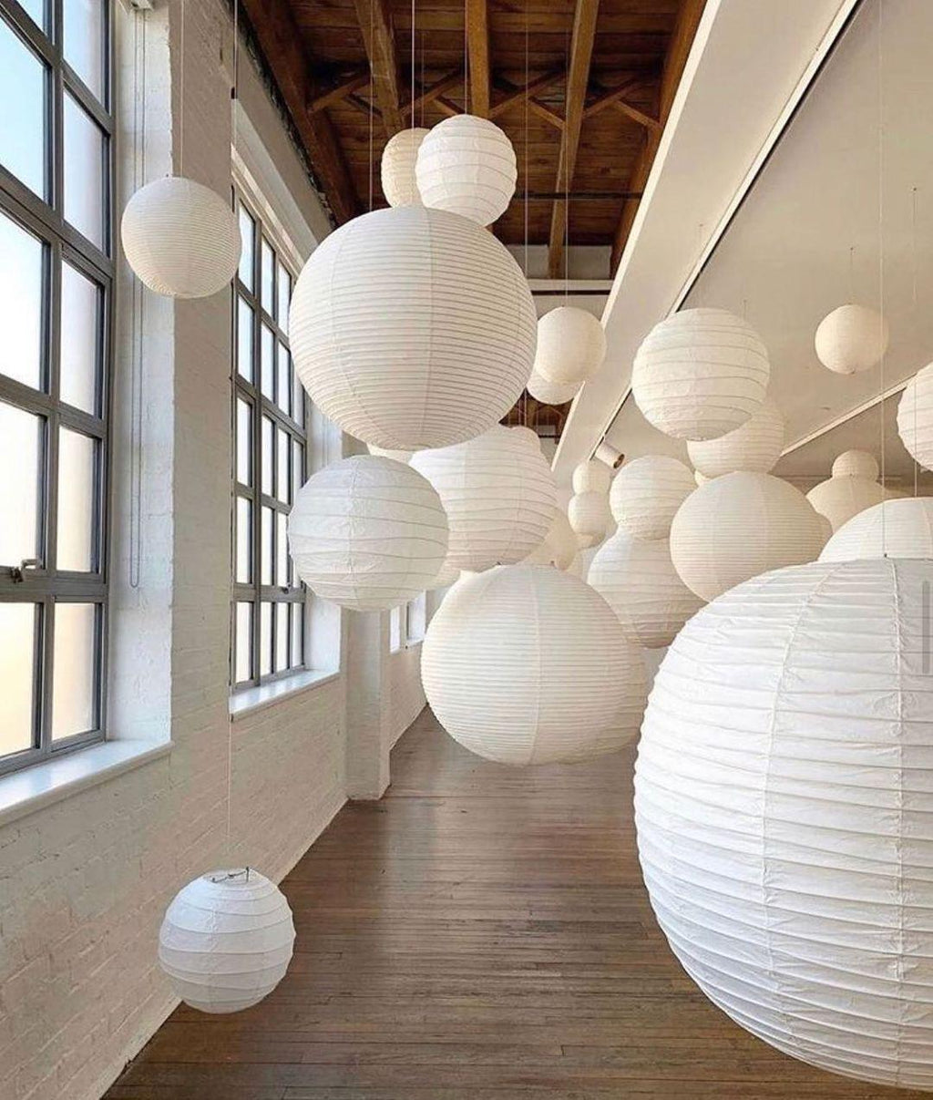 LED Pendant Lamp - Akari A Series - Modern Hanging Light Fixture for Dining Room & Living Room