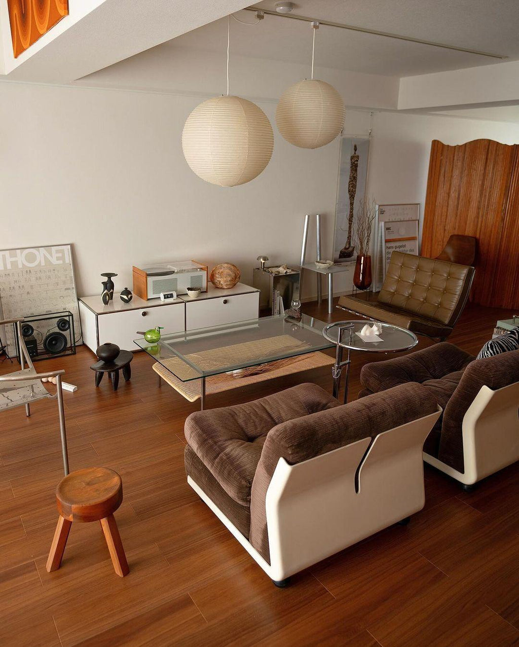 LED Pendant Lamp - Akari A Series - Modern Hanging Light Fixture for Dining Room & Living Room