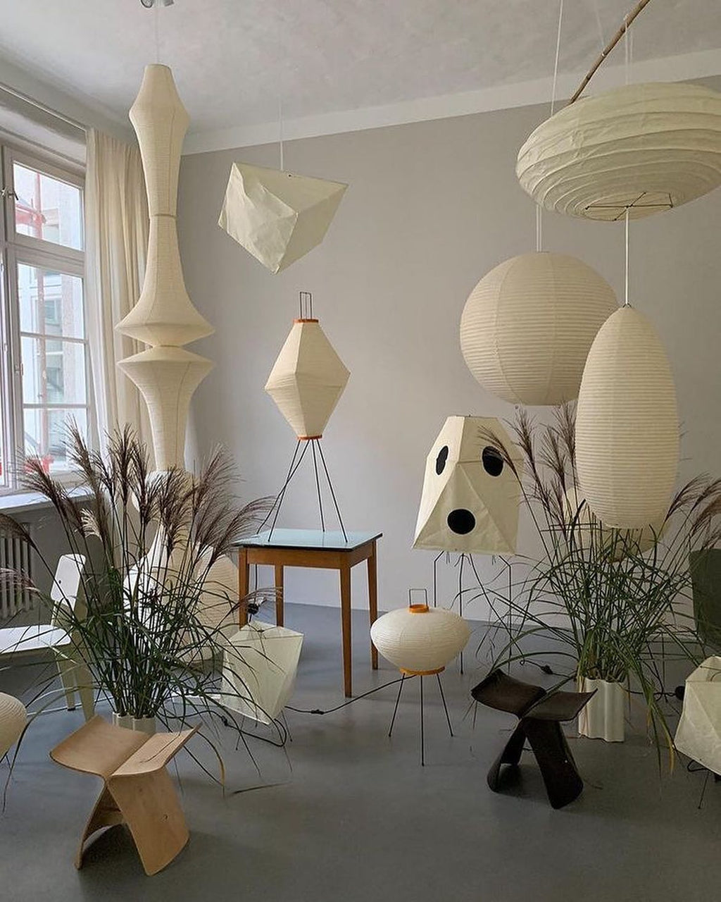 Handmade Washi Paper Pendant Light | Modern Japanese Design, LED Compatible & Ideal for Indoor Spaces