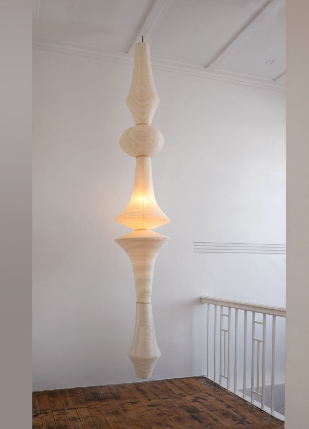 Handmade Washi Paper Pendant Light | Modern Japanese Design, LED Compatible & Ideal for Indoor Spaces
