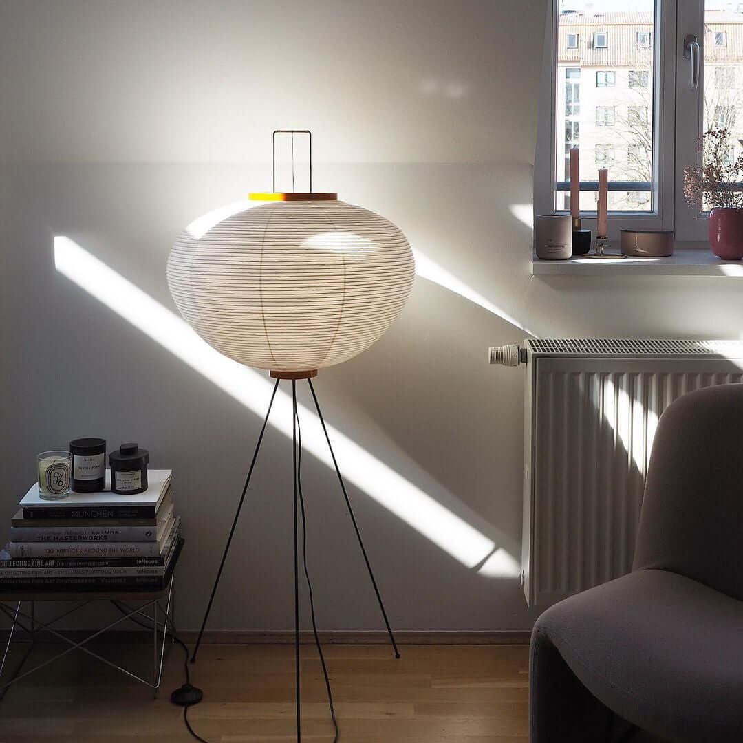 LED Floor Lamp - Modern Adjustable Design with Warm White Light for Living Room & Bedroom Use