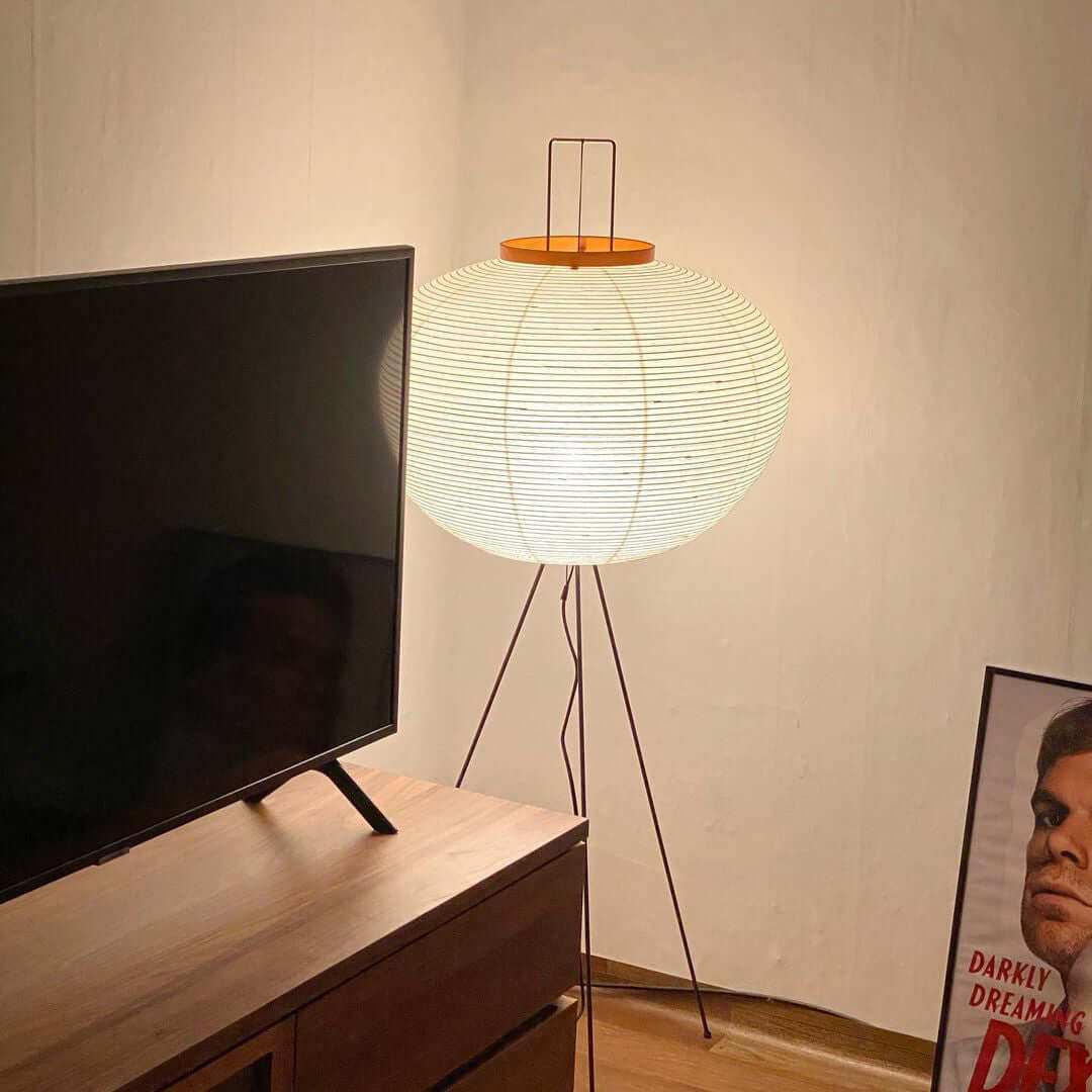 LED Floor Lamp - Modern Adjustable Design with Warm White Light for Living Room & Bedroom Use