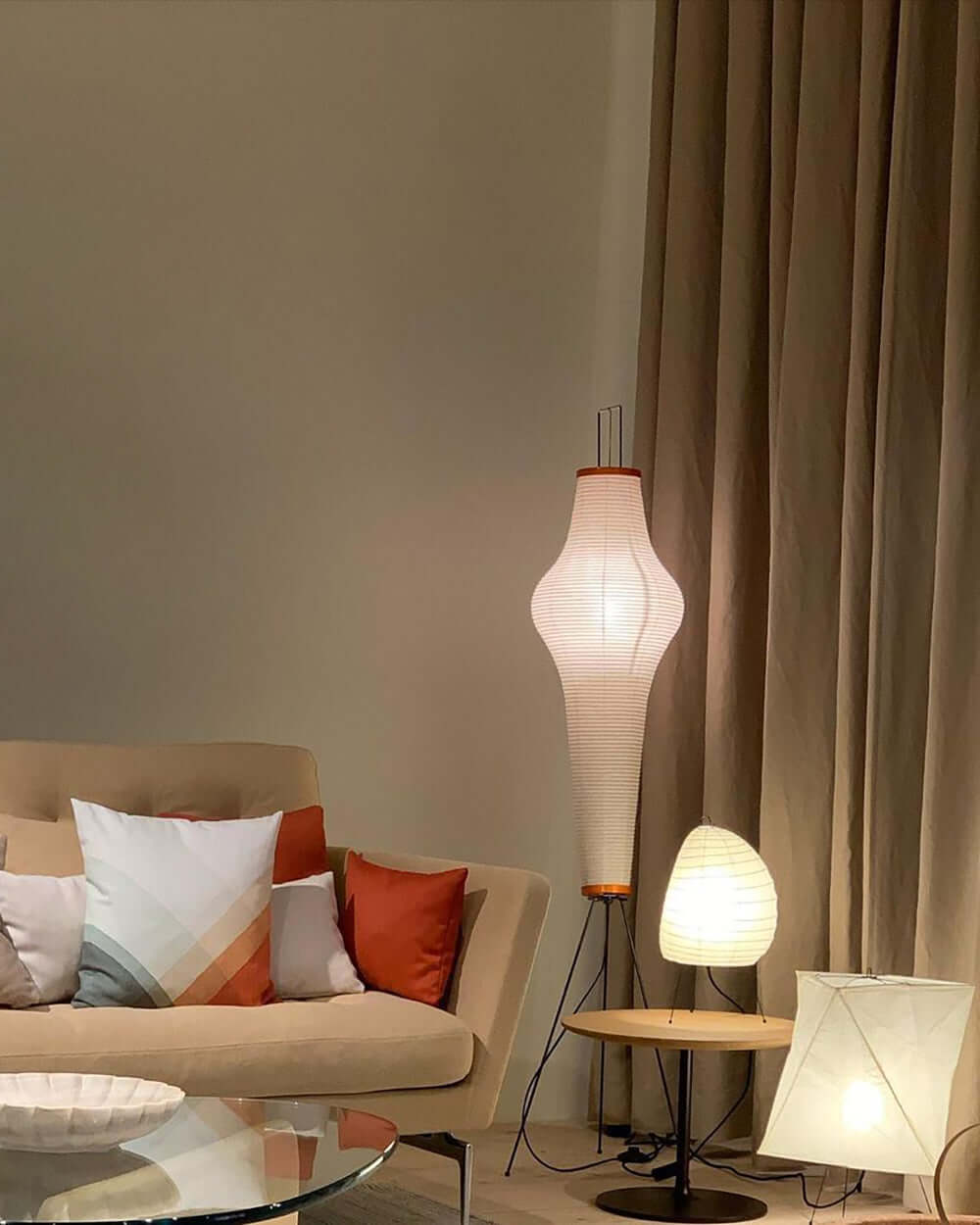 LED Floor Lamp - Modern Adjustable Design with Warm White Light for Living Room & Bedroom Use