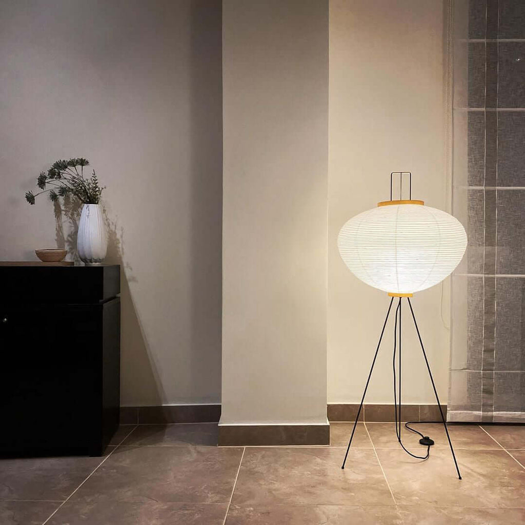 LED Floor Lamp - Modern Adjustable Design with Warm White Light for Living Room & Bedroom Use
