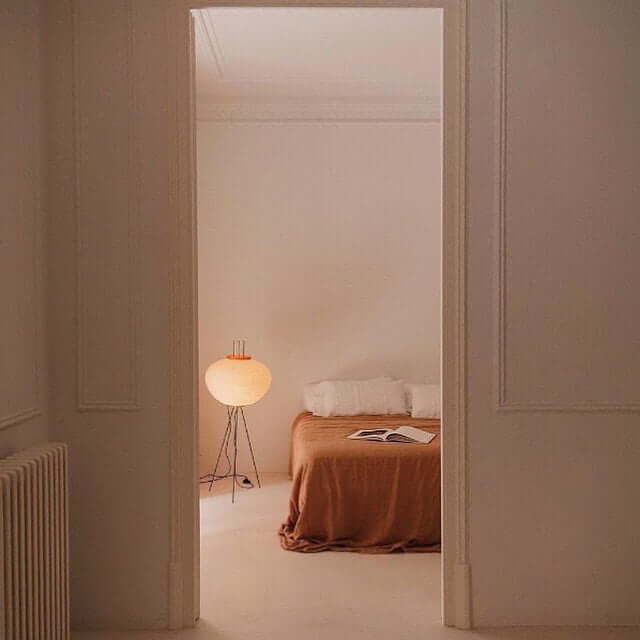 LED Floor Lamp - Modern Adjustable Design with Warm White Light for Living Room & Bedroom Use