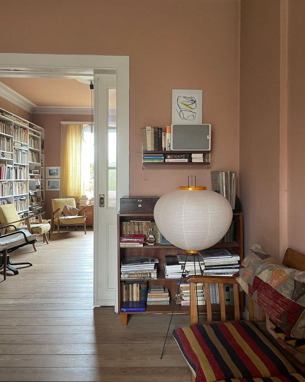 LED Floor Lamp - Modern Adjustable Design with Warm White Light for Living Room & Bedroom Use