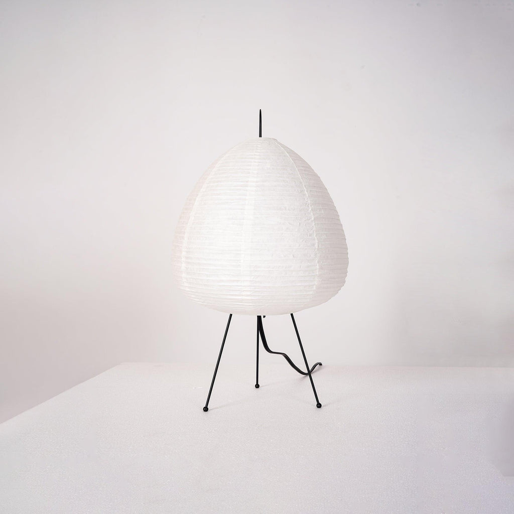 Japanese Paper Table Lamp - Minimalist Design for Living Room & Bedroom Lighting