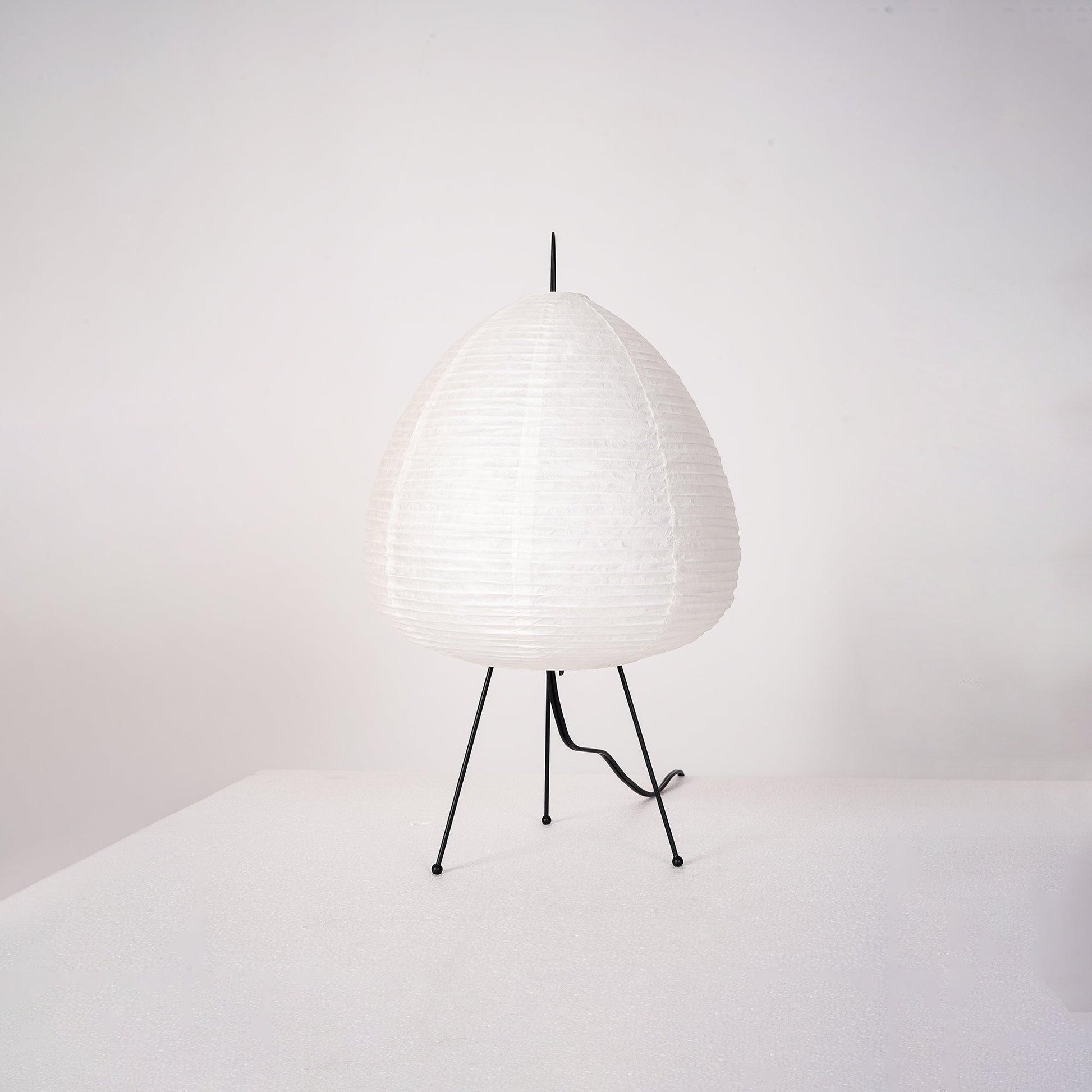 Japanese Paper Table Lamp - Minimalist Design for Living Room & Bedroom Lighting