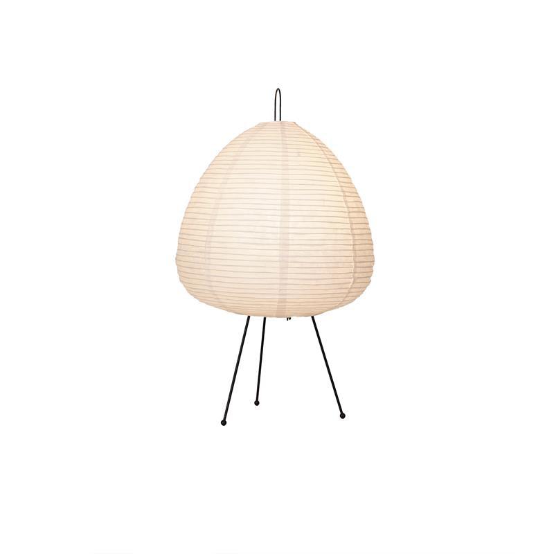 Japanese Paper Table Lamp - Minimalist Design for Living Room & Bedroom Lighting
