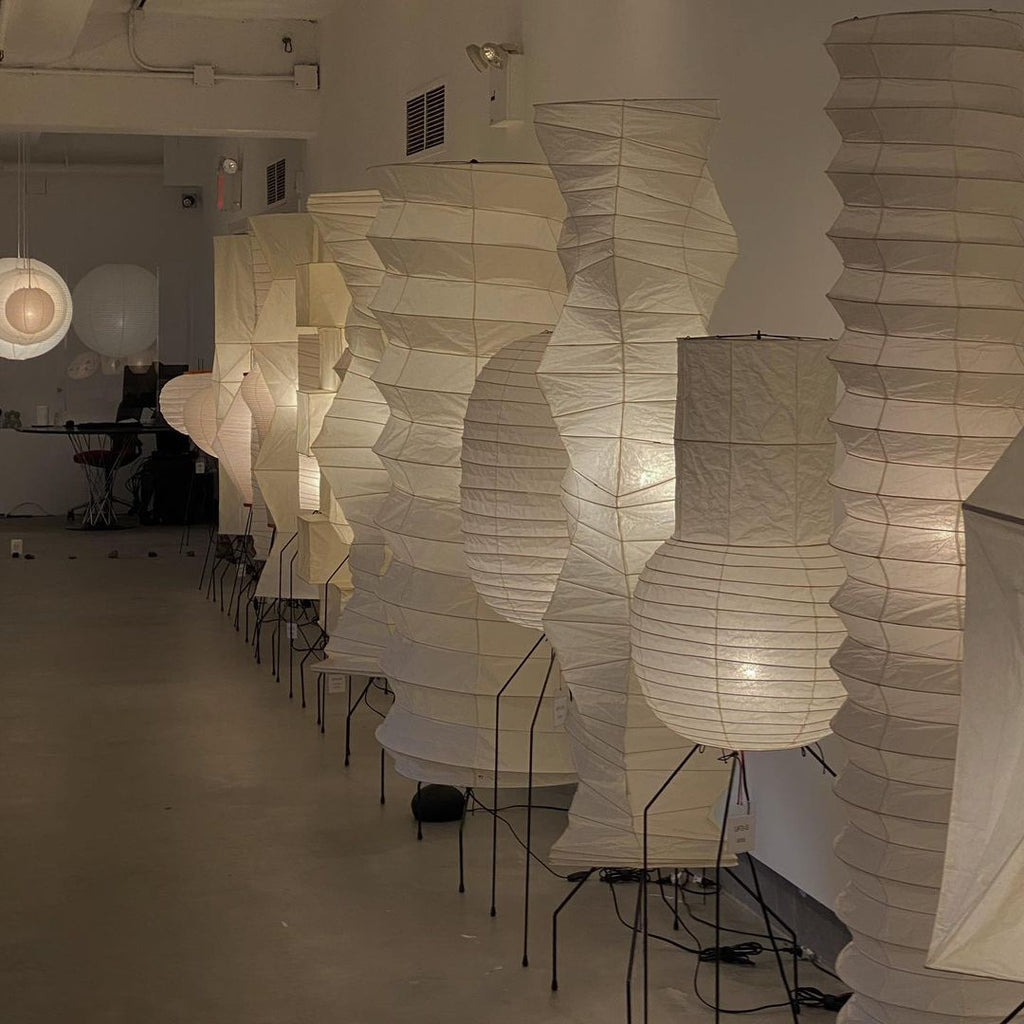 Rice Paper Floor Lamp | Mulberry Paper Shade, Metal Base & Ideal for Indoor Lighting