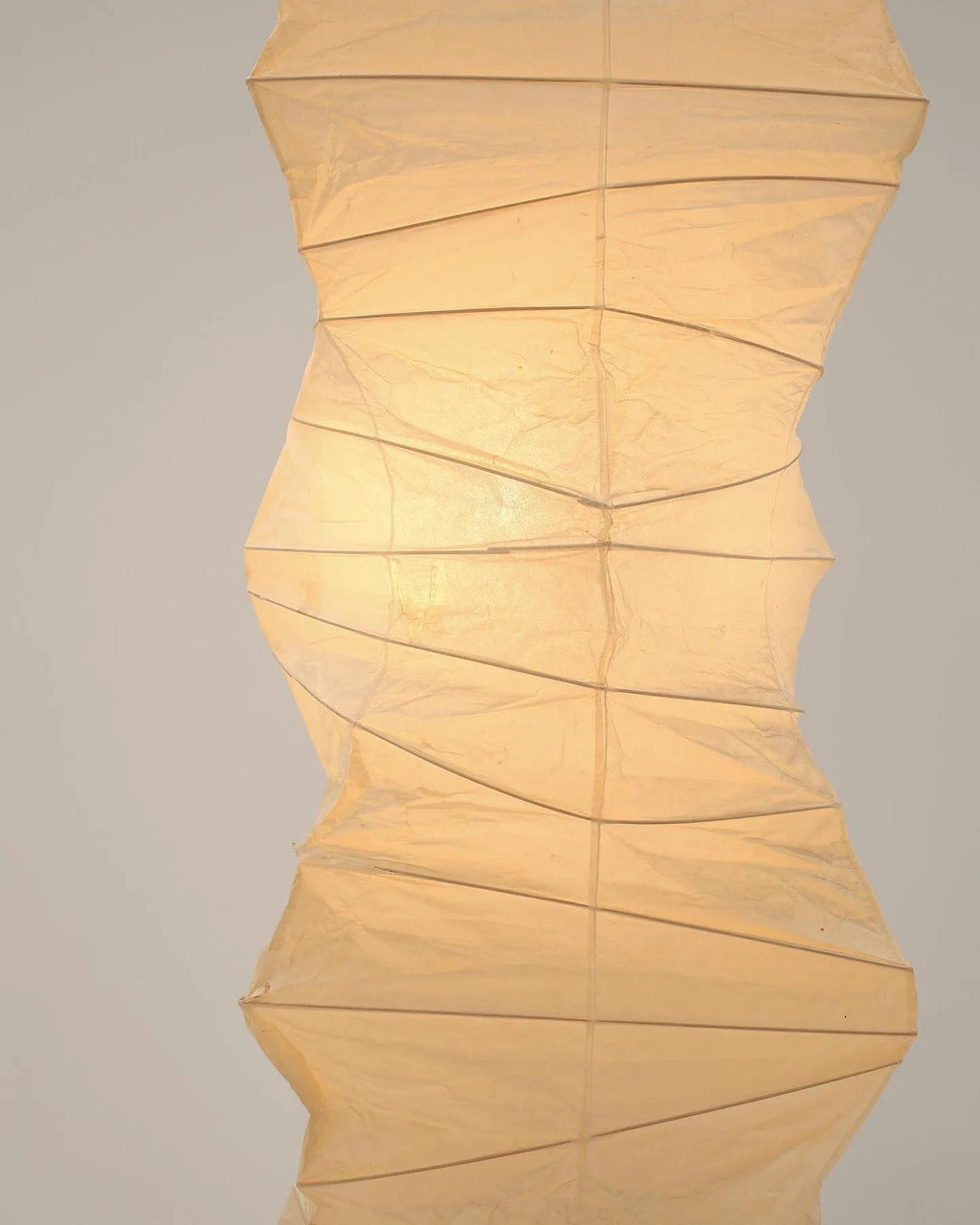Rice Paper Floor Lamp | Mulberry Paper Shade, Metal Base & Ideal for Indoor Lighting