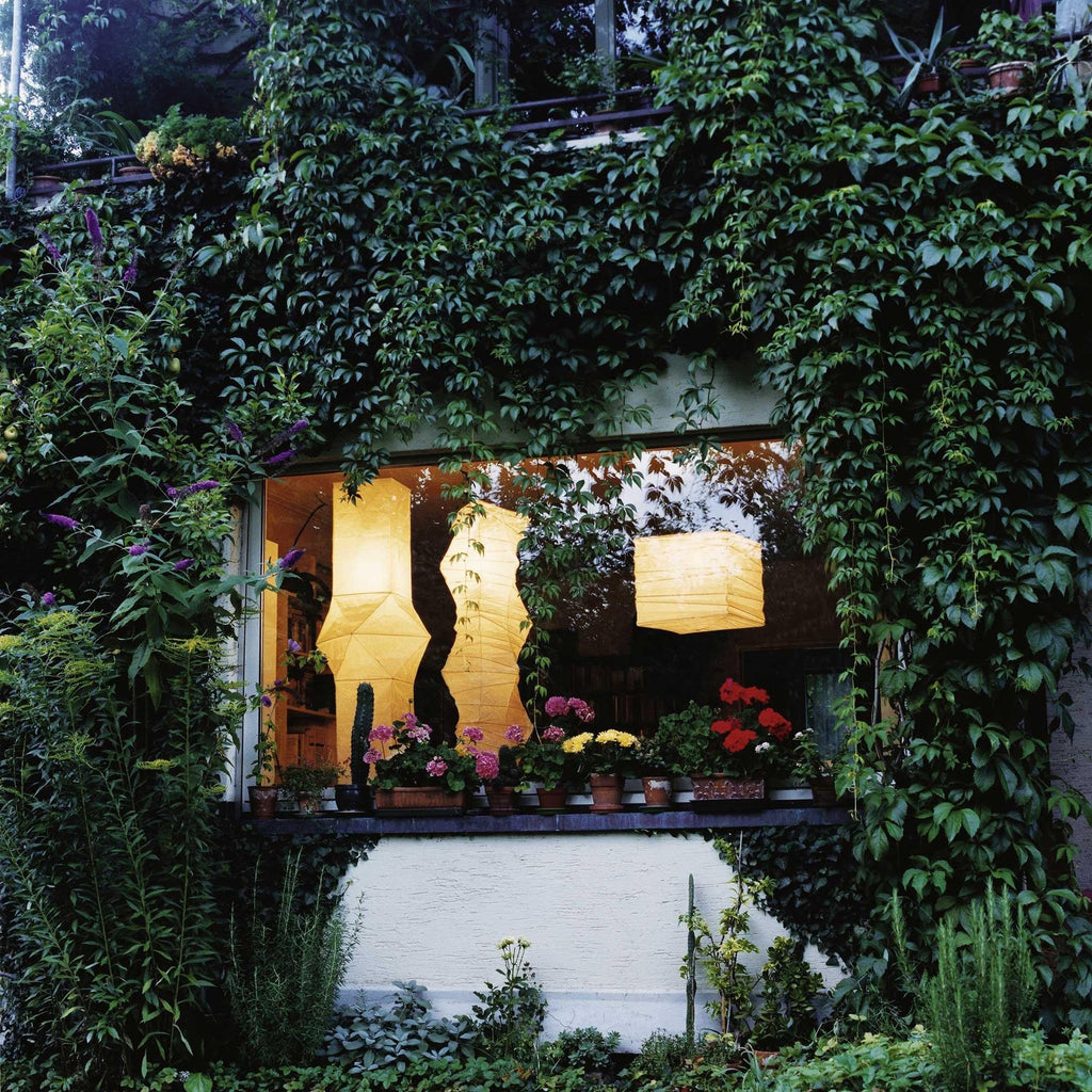 Rice Paper Floor Lamp with Wooden Base - Soft Ambient Lighting for Living Room & Bedroom Decor