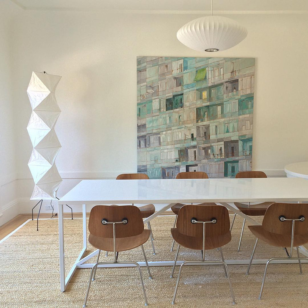 Rice Paper Floor Lamp | Mulberry Paper Shade, Metal Base & Ideal for Indoor Lighting
