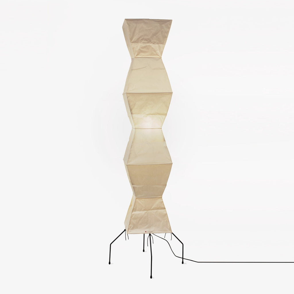 Rice Paper Floor Lamp with Wooden Base - Soft Ambient Lighting for Living Room & Bedroom Decor
