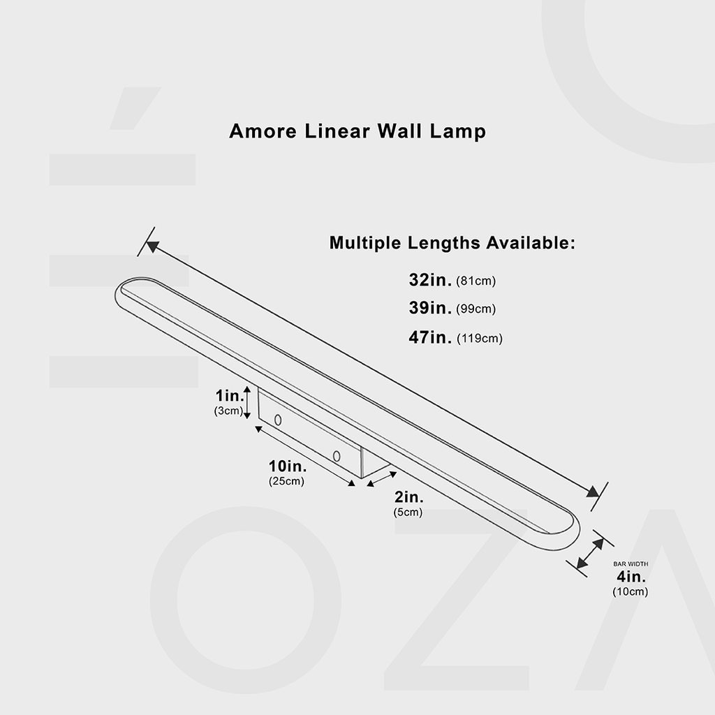 Gold Vanity Light Bar for Contemporary Bathrooms: LED Light Solution for Over the Mirror with Japandi Style