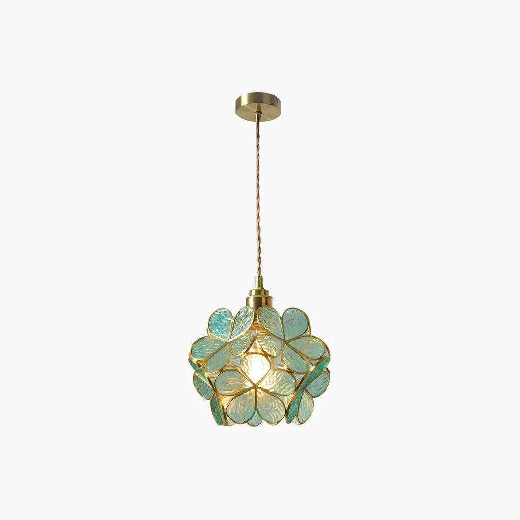 Handcrafted Stained Glass Pendant Light | Cherry Blossom Design for Dining Rooms, Kitchens & Bedrooms
