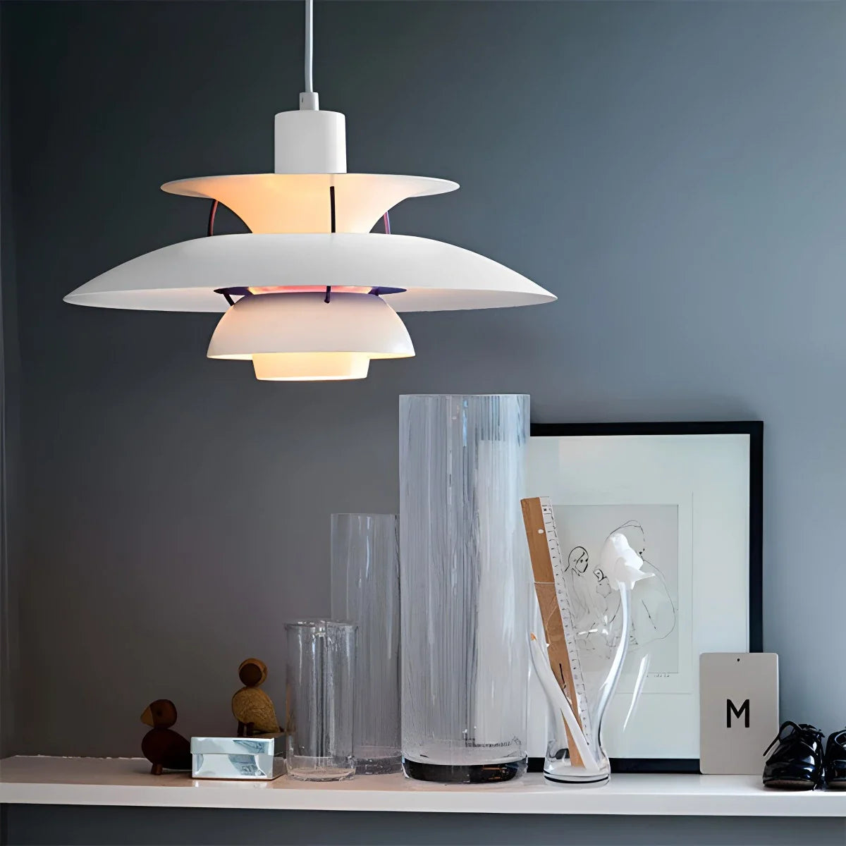 Modern Nordic Multi-Layer Hanging Pendant Lamp for Dining Room & Living Room Lighting