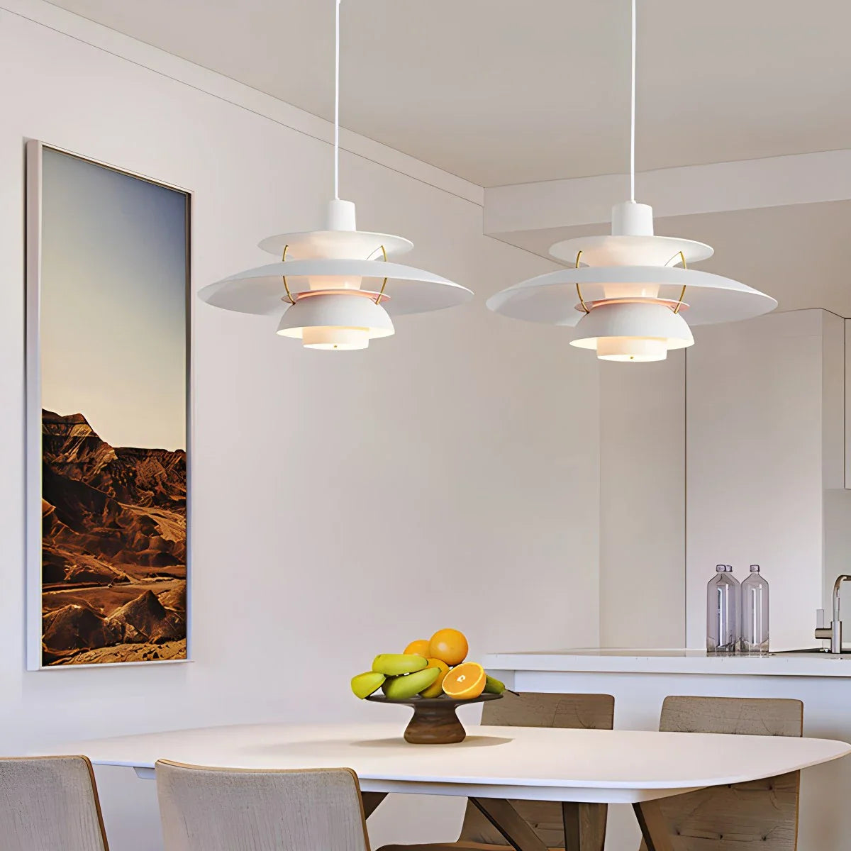 Modern Nordic Multi-Layer Hanging Pendant Lamp for Dining Room & Living Room Lighting