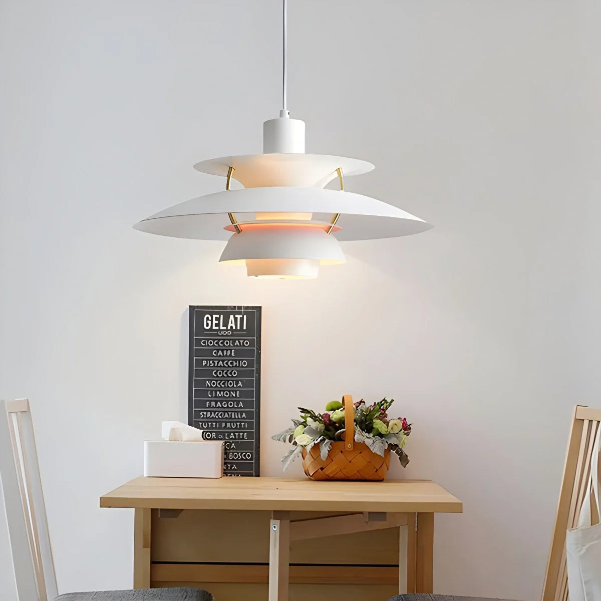 Modern Nordic Multi-Layer Hanging Pendant Lamp for Dining Room & Living Room Lighting