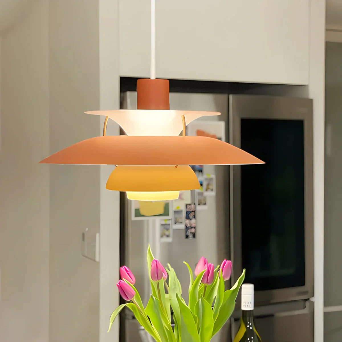 Modern Nordic Multi-Layer Hanging Pendant Lamp for Dining Room & Living Room Lighting