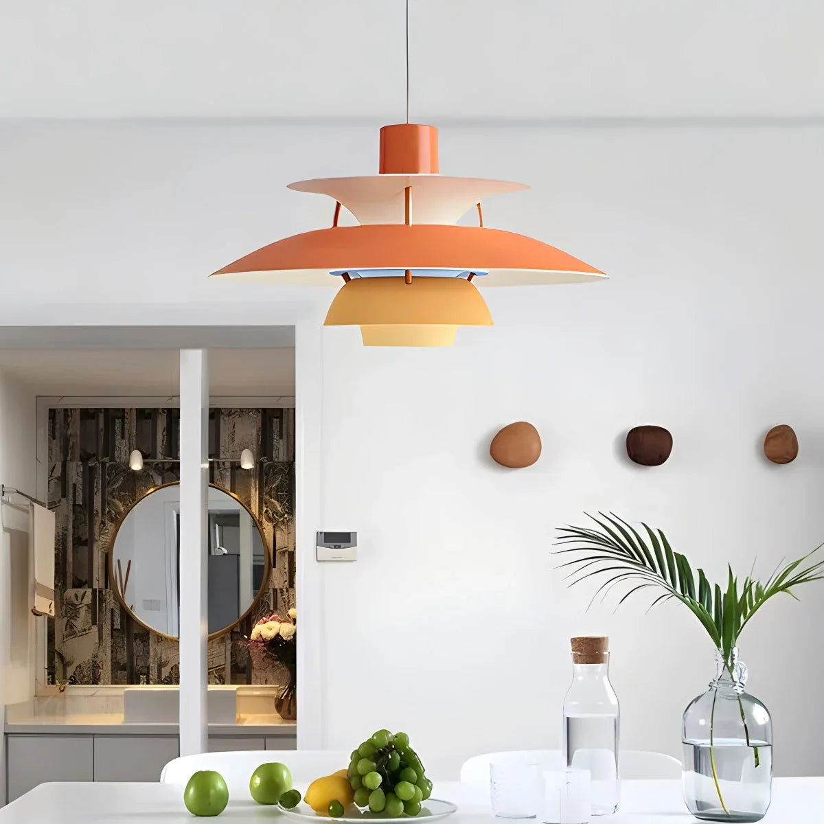 Modern Nordic Multi-Layer Hanging Pendant Lamp for Dining Room & Living Room Lighting