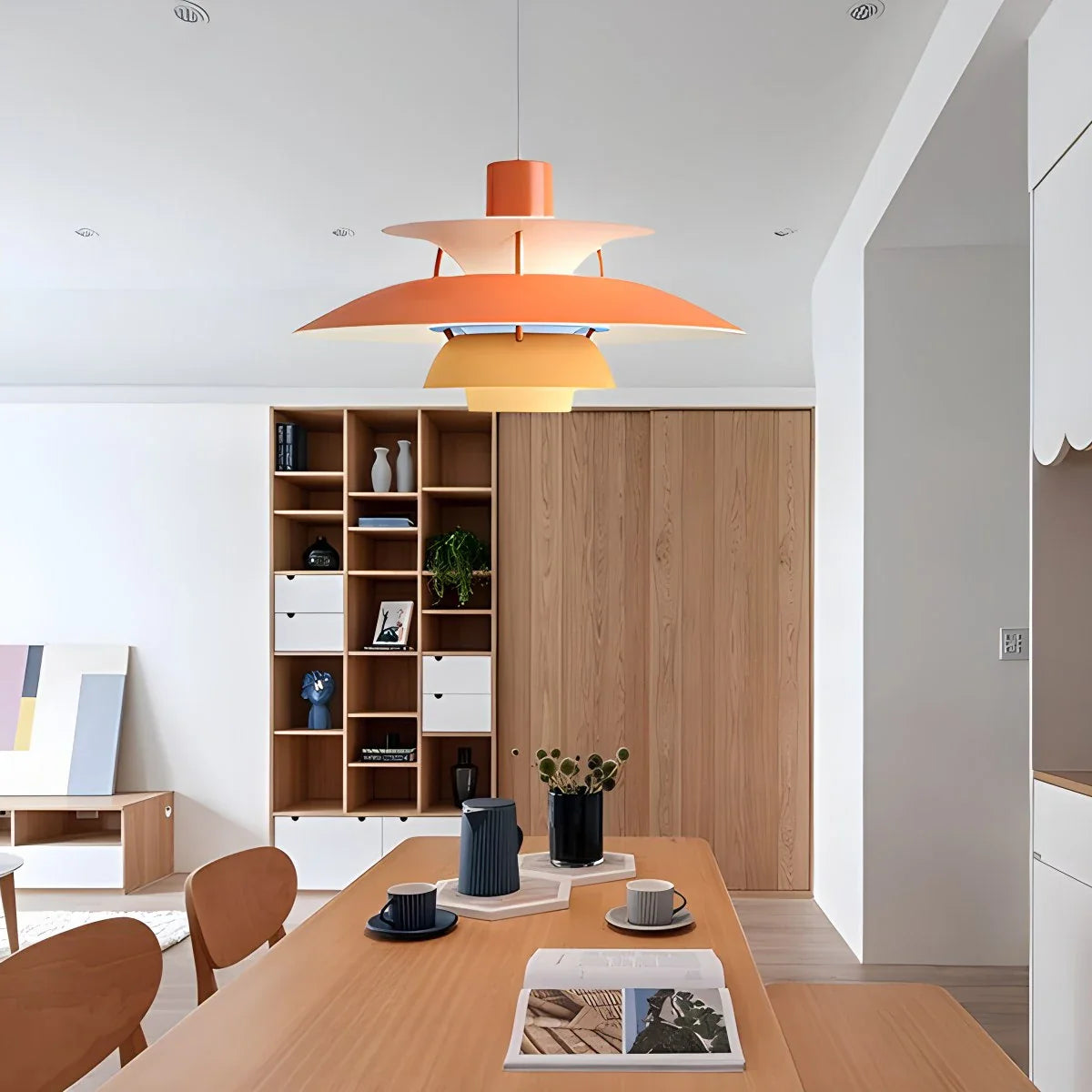 Modern Nordic Multi-Layer Hanging Pendant Lamp for Dining Room & Living Room Lighting
