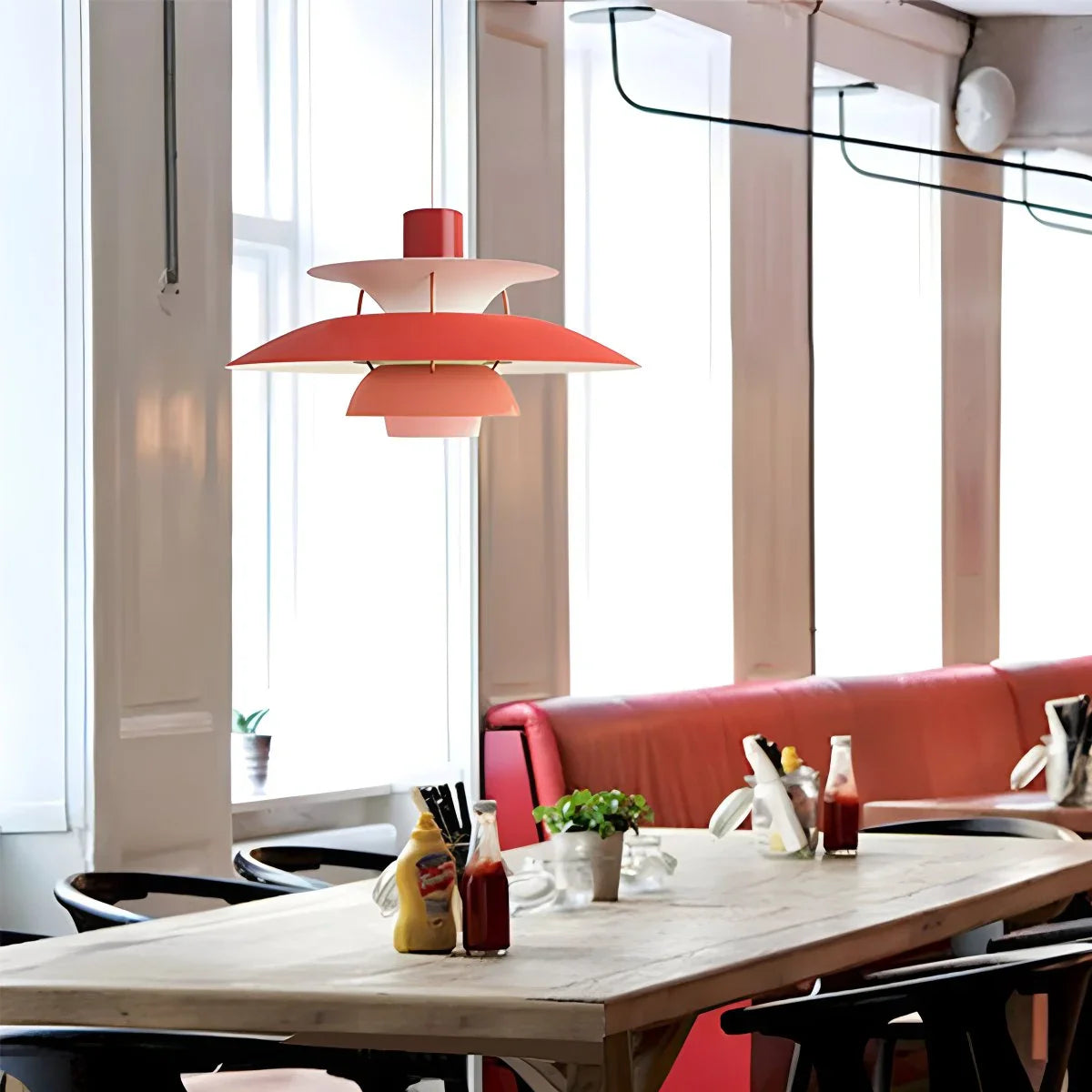 Modern Nordic Multi-Layer Hanging Pendant Lamp for Dining Room & Living Room Lighting