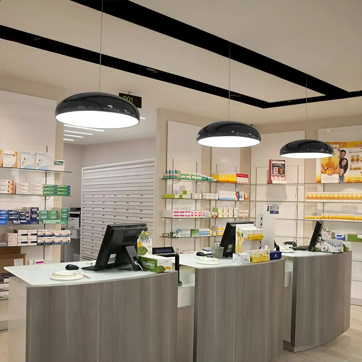 Modern Deco Pendant Light Fixture - Adjustable Hanging Lamp for Kitchen Island & Dining Areas - Contemporary Design