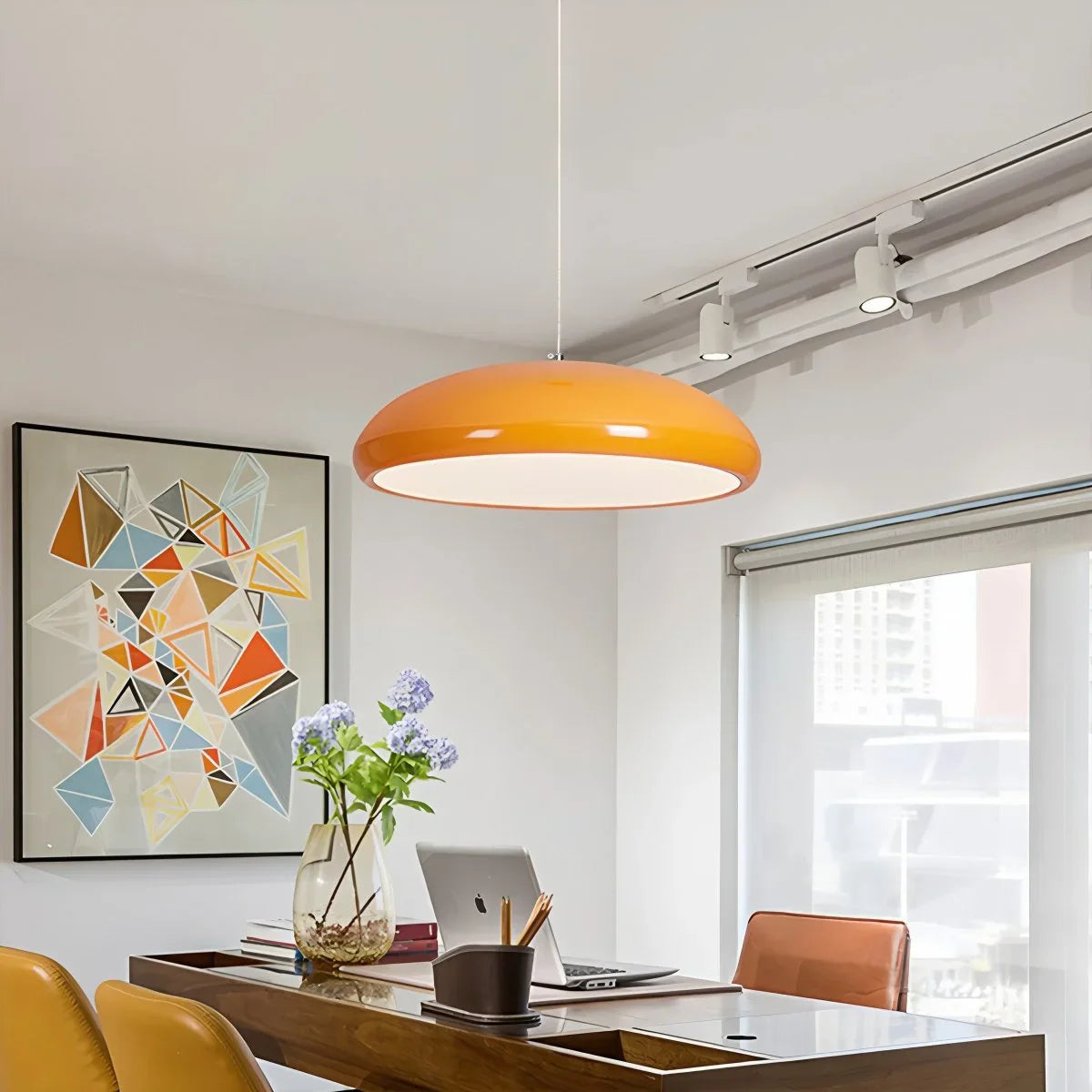 Modern Deco Pendant Light Fixture - Adjustable Hanging Lamp for Kitchen Island & Dining Areas - Contemporary Design