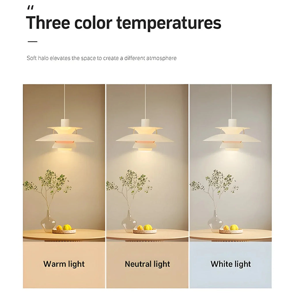 Modern Nordic Multi-Layer Hanging Pendant Lamp for Dining Room & Living Room Lighting